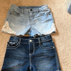 Kids jean shorts